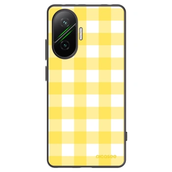 Picasee crna silikonska maskica za Xiaomi Poco F7 Pro 5G - Gride lemon