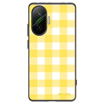 Picasee crna silikonska maskica za Xiaomi Poco F7 5G - Gride lemon
