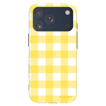 Picasee silikonska prozirna maskica za Apple iPhone 17 Pro - Gride lemon