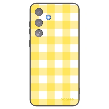 Picasee crna silikonska maskica za Samsung Galaxy S25 FE 5G - Gride lemon