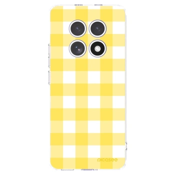 Picasee silikonska prozirna maskica za Xiaomi Redmi Note 15 4G - Gride lemon