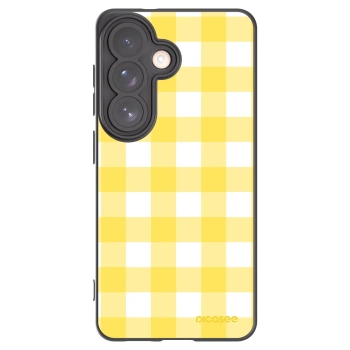 Picasee crna silikonska maskica za Samsung Galaxy S26 - Gride lemon