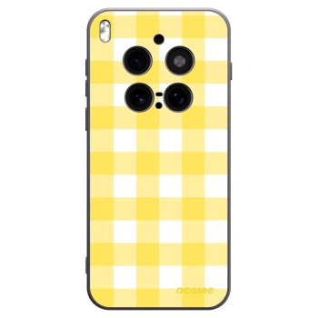 Picasee crna silikonska maskica za Vivo X300 Pro - Gride lemon