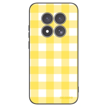 Picasee crna silikonska maskica za Xiaomi Redmi Note 15 Pro 5G - Gride lemon