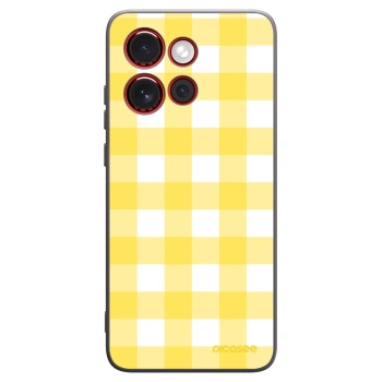 Picasee crna silikonska maskica za Motorola Edge 60 Neo 5G - Gride lemon