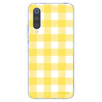 Picasee silikonska prozirna maskica za Xiaomi Mi 9 SE - Gride lemon