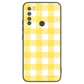 Picasee crna silikonska maskica za Xiaomi Redmi Note 8 - Gride lemon