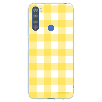 Picasee silikonska prozirna maskica za Xiaomi Redmi Note 8T - Gride lemon