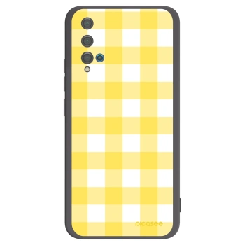 Picasee crna silikonska maskica za Huawei Nova 5T - Gride lemon