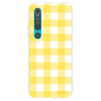 Picasee silikonska prozirna maskica za Xiaomi Mi 10 - Gride lemon