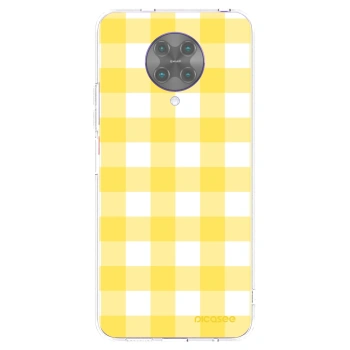 Picasee silikonska prozirna maskica za Xiaomi Poco F2 Pro - Gride lemon