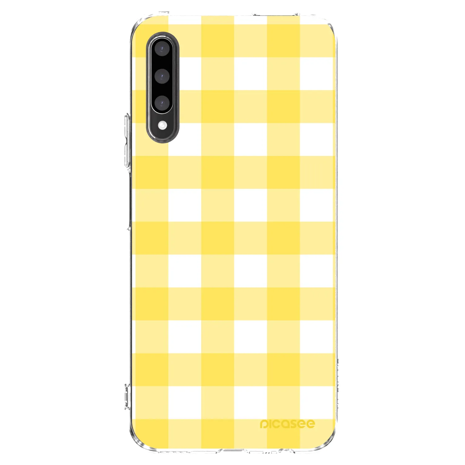 Picasee silikonska prozirna maskica za Honor 9X Pro - Gride lemon