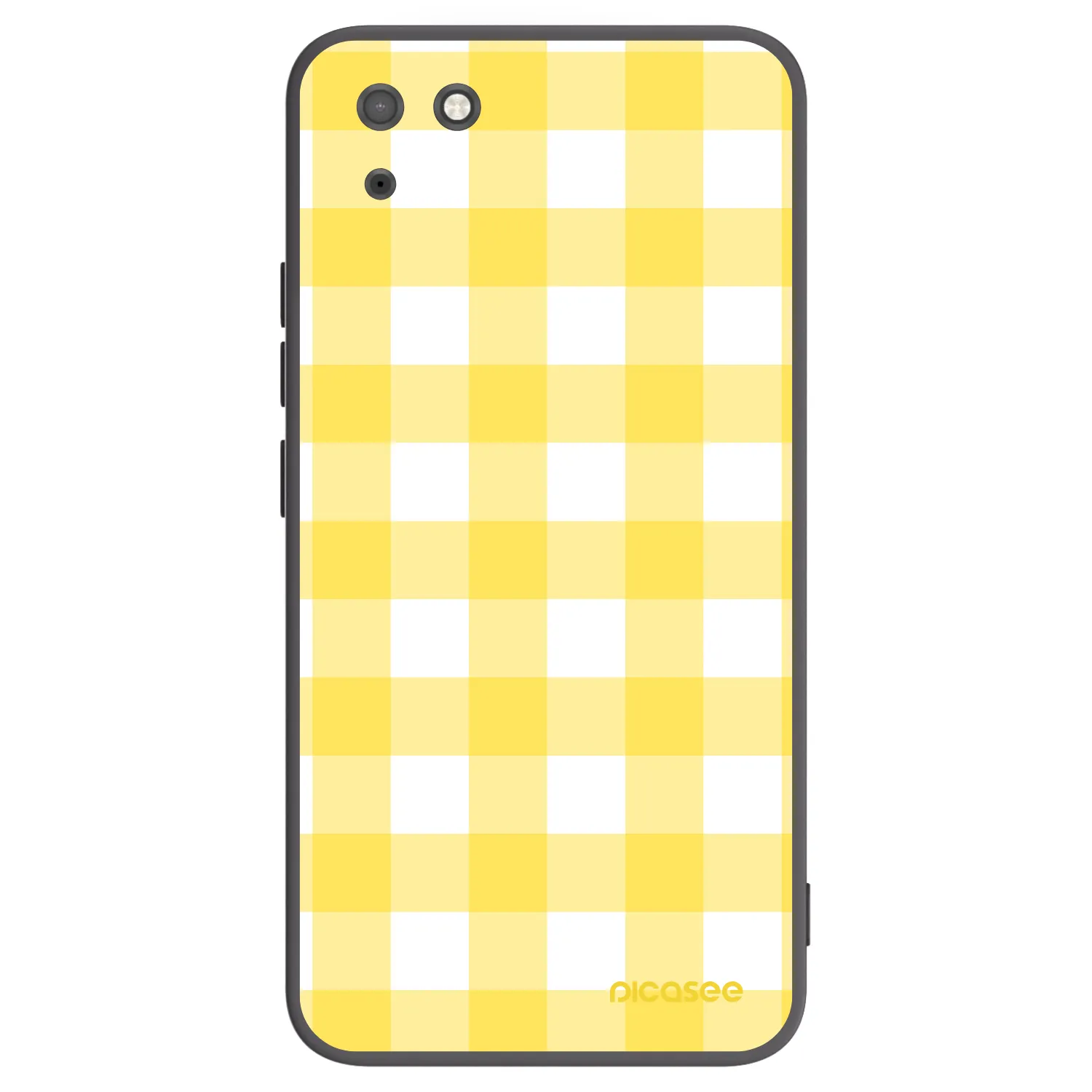 Picasee crna silikonska maskica za Huawei Y5P - Gride lemon