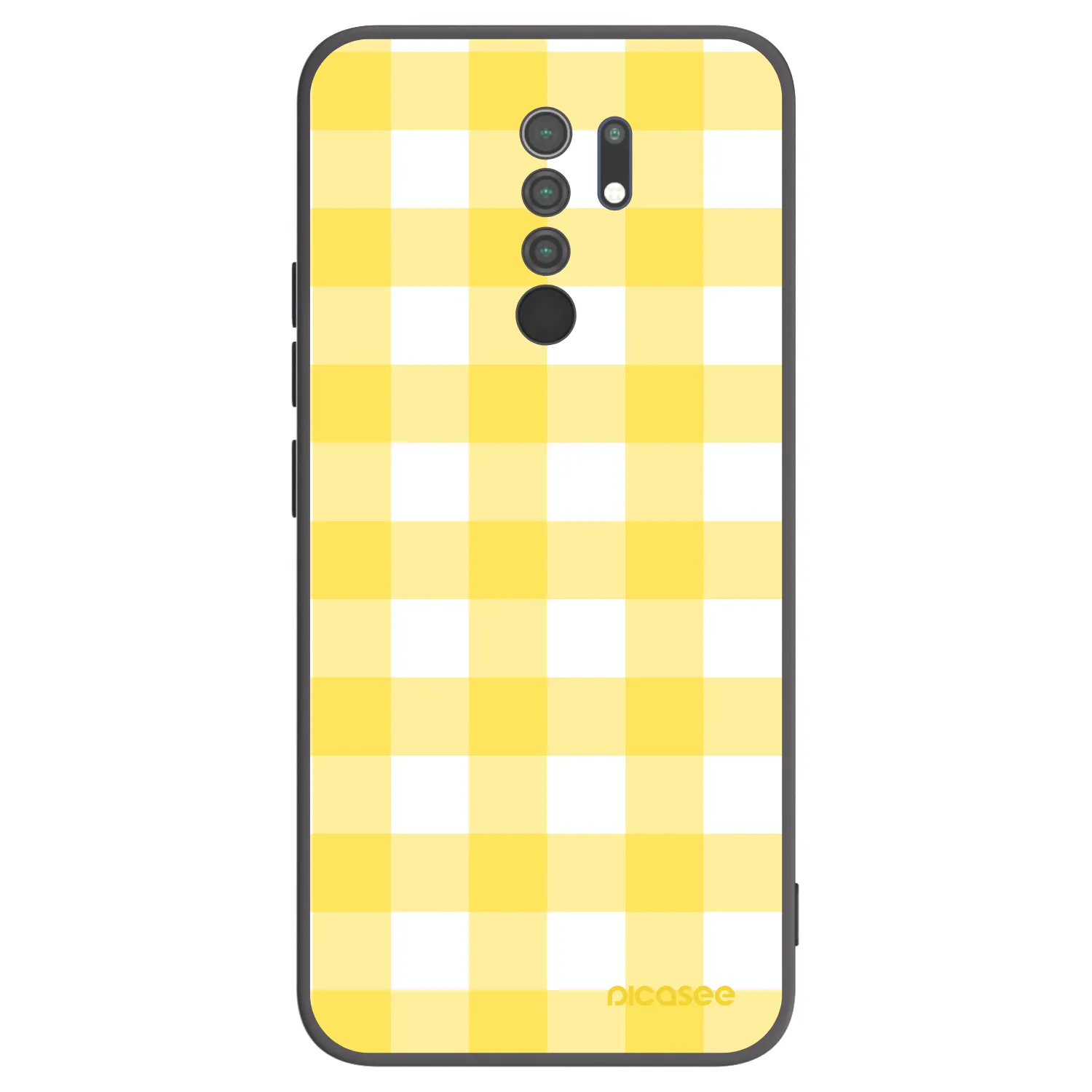 Picasee crna silikonska maskica za Xiaomi Redmi 9 - Gride lemon