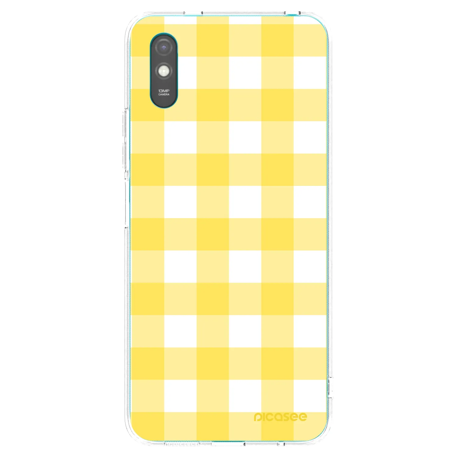 Picasee silikonska prozirna maskica za Xiaomi Redmi 9A - Gride lemon