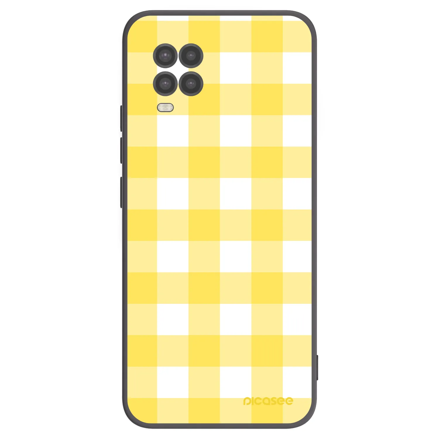 Picasee crna silikonska maskica za Xiaomi Mi 10 Lite - Gride lemon