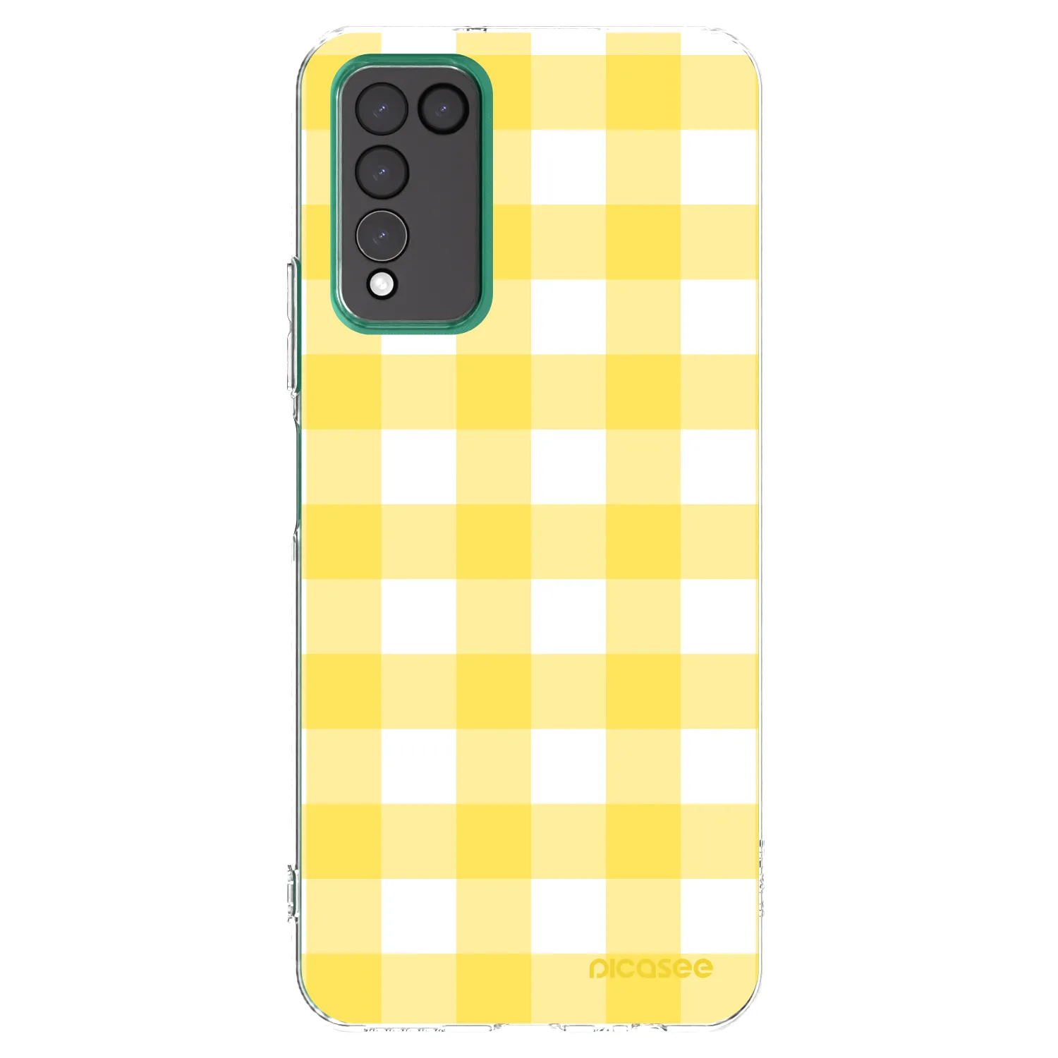 Picasee silikonska prozirna maskica za Honor 10X Lite - Gride lemon