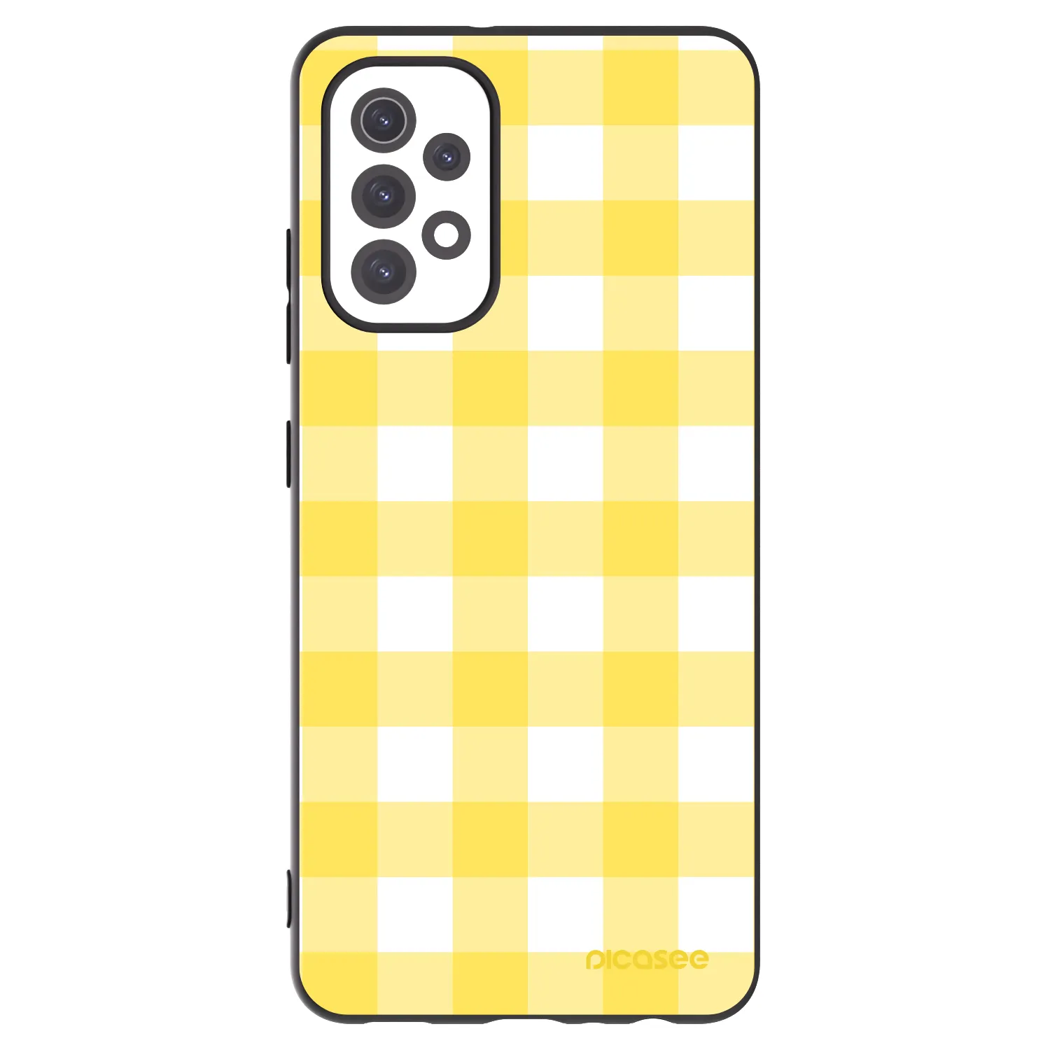 Picasee crna silikonska maskica za Samsung Galaxy A32 5G A326B - Gride lemon