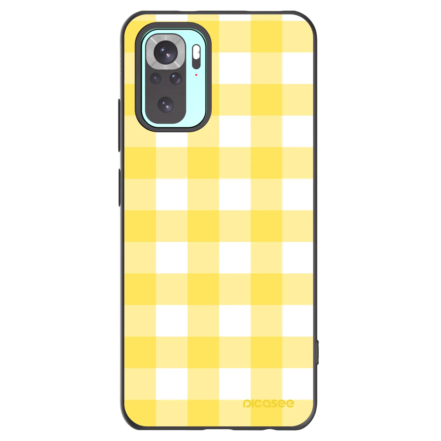 Picasee crna silikonska maskica za Xiaomi Redmi Note 10 Pro - Gride lemon