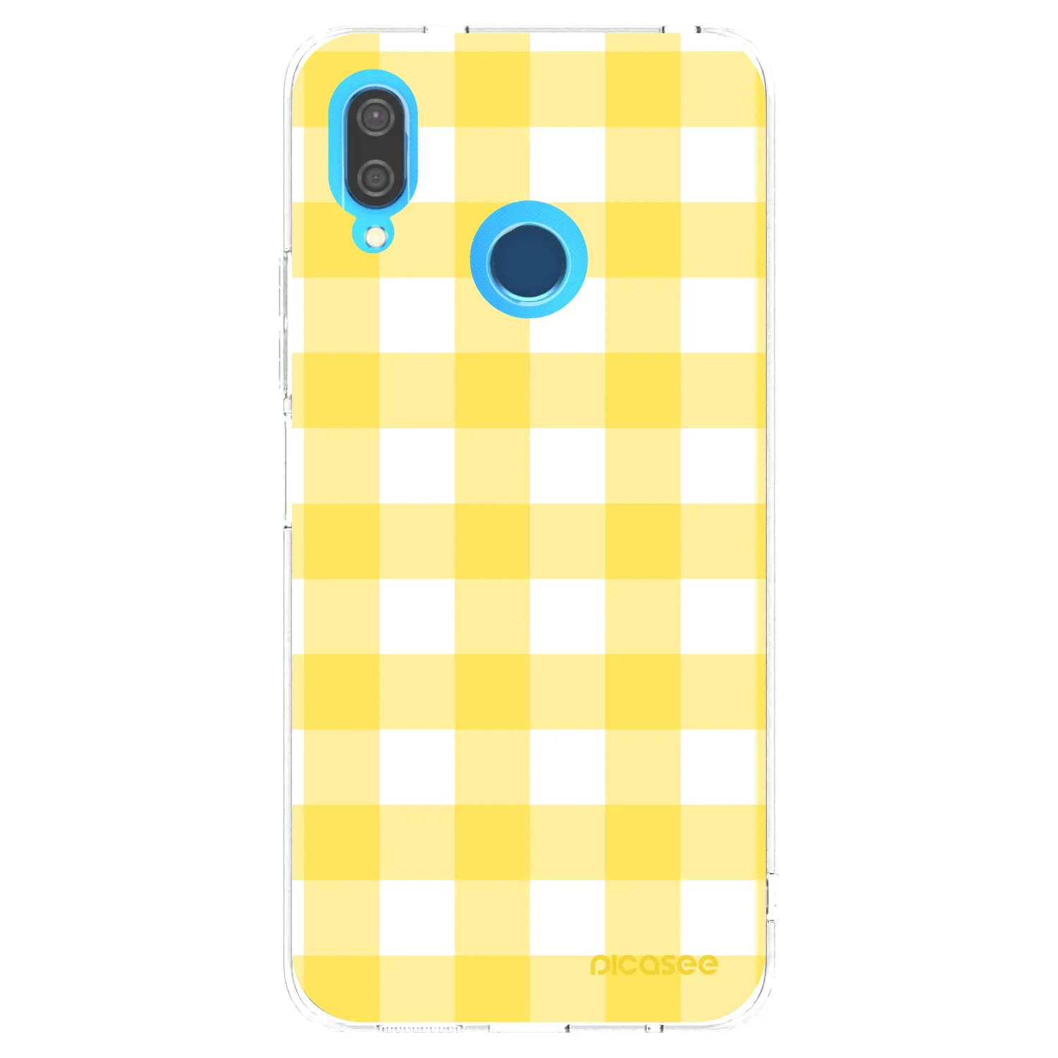 Picasee silikonska prozirna maskica za Huawei P20 Lite - Gride lemon