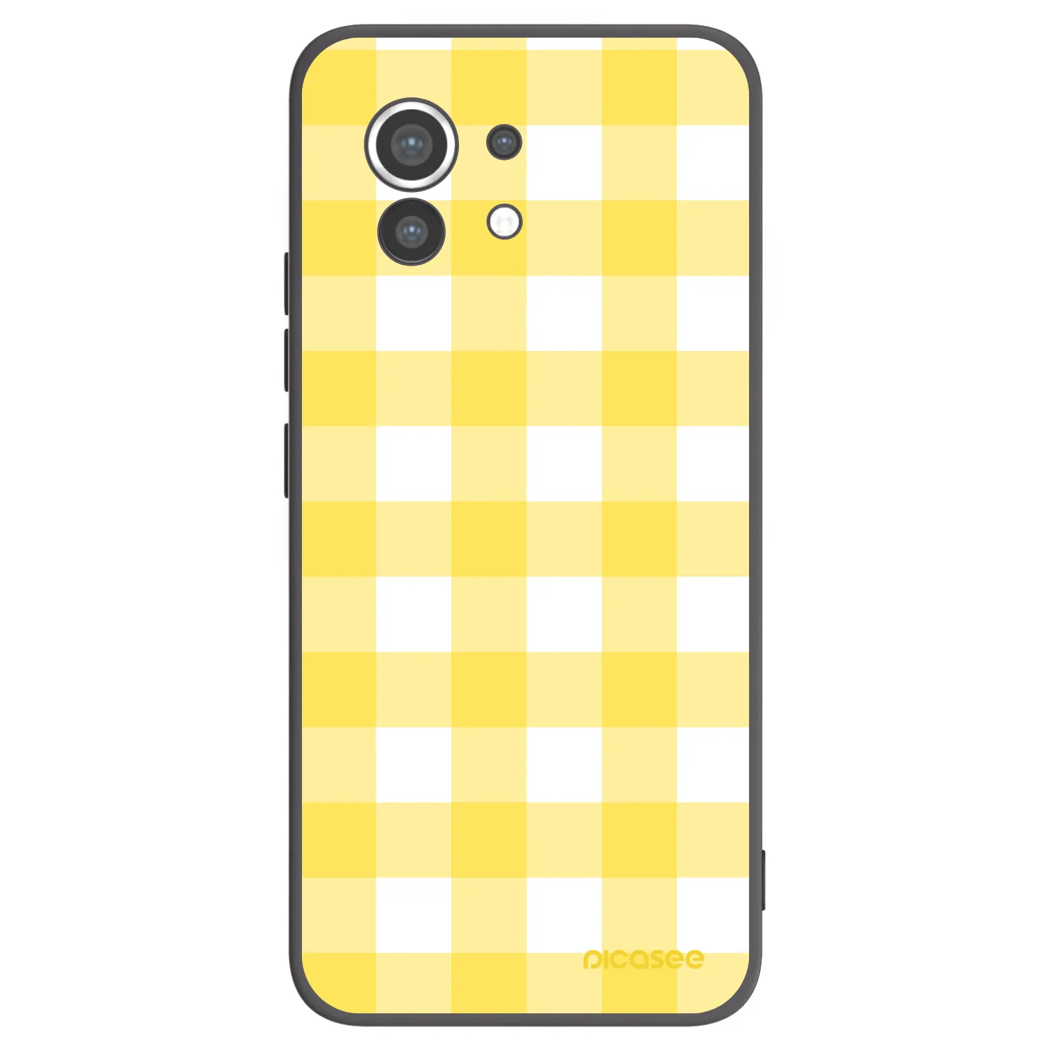 Picasee crna silikonska maskica za Xiaomi Mi 11 - Gride lemon