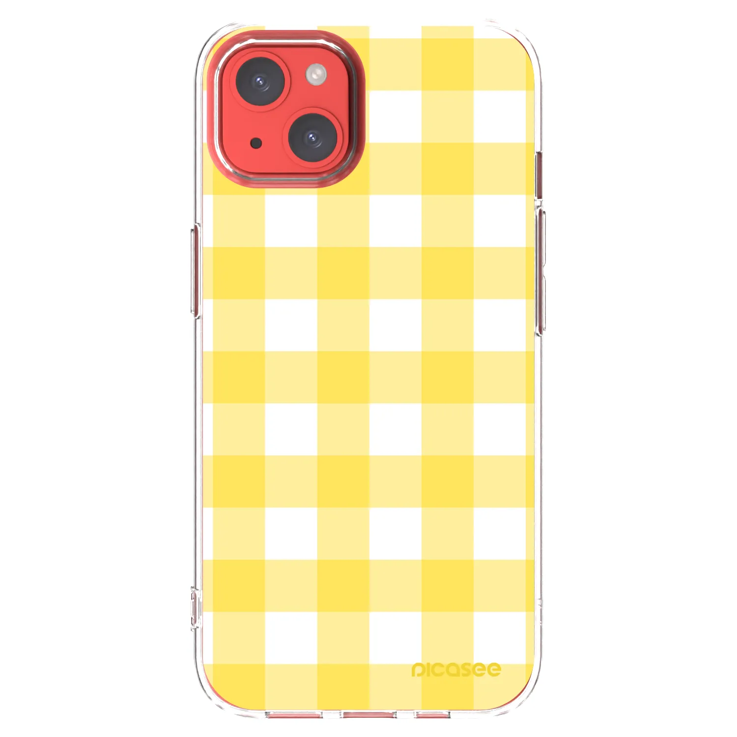 Picasee silikonska prozirna maskica za Apple iPhone 13 - Gride lemon