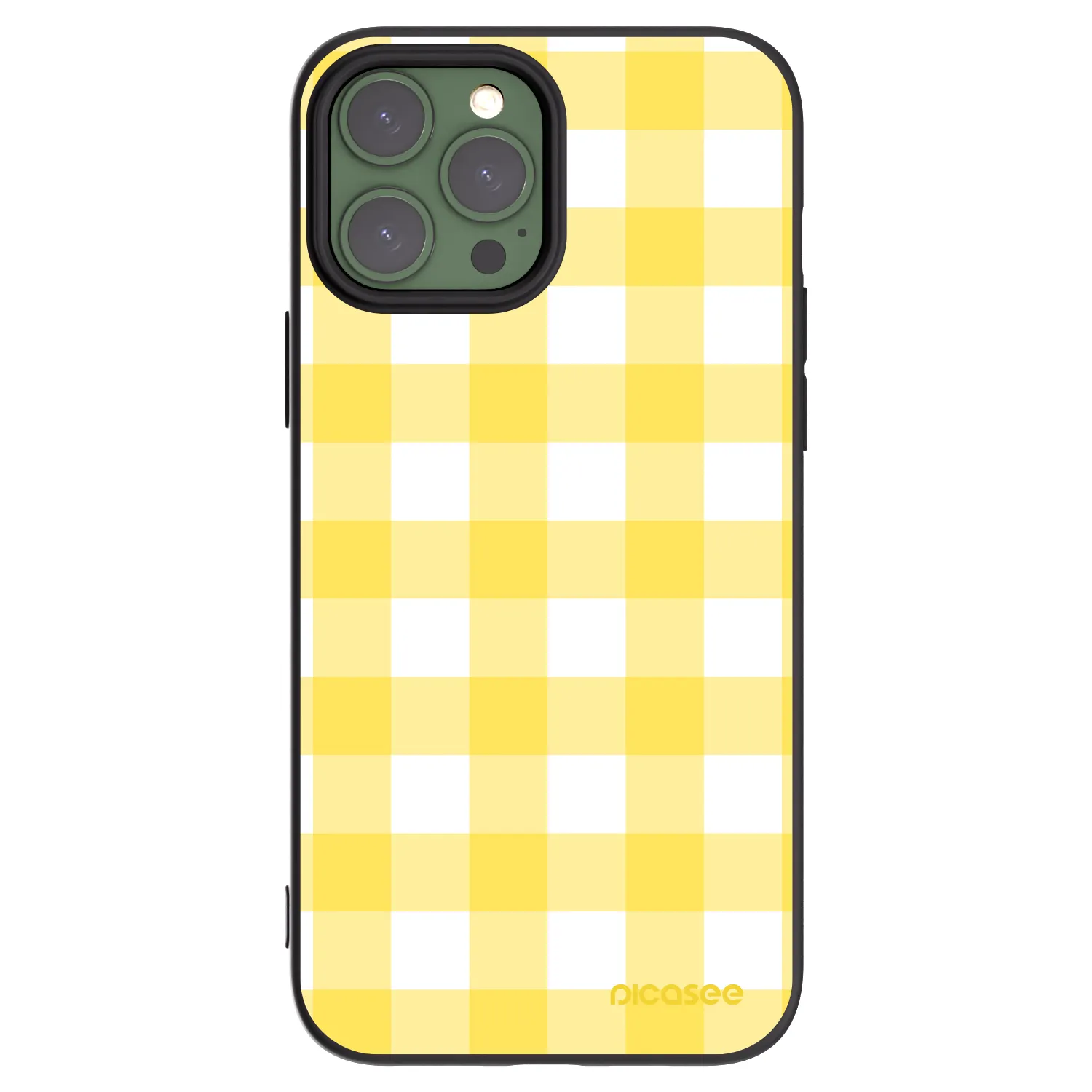 Picasee crna silikonska maskica za Apple iPhone 13 Pro Max - Gride lemon