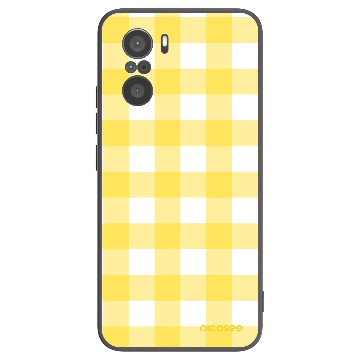 Picasee crna silikonska maskica za Xiaomi Poco F3 - Gride lemon