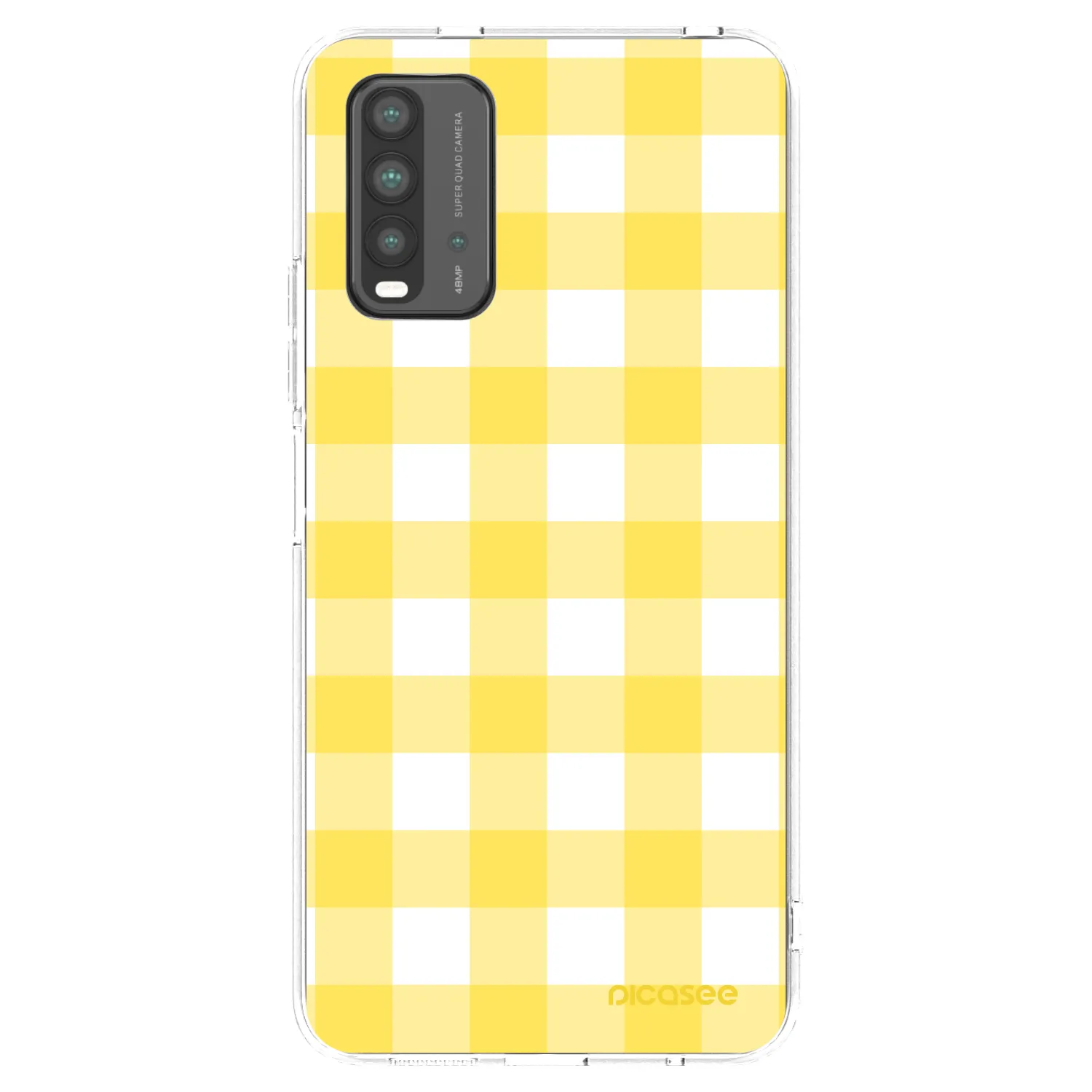 Picasee silikonska prozirna maskica za Xiaomi Redmi 9T - Gride lemon