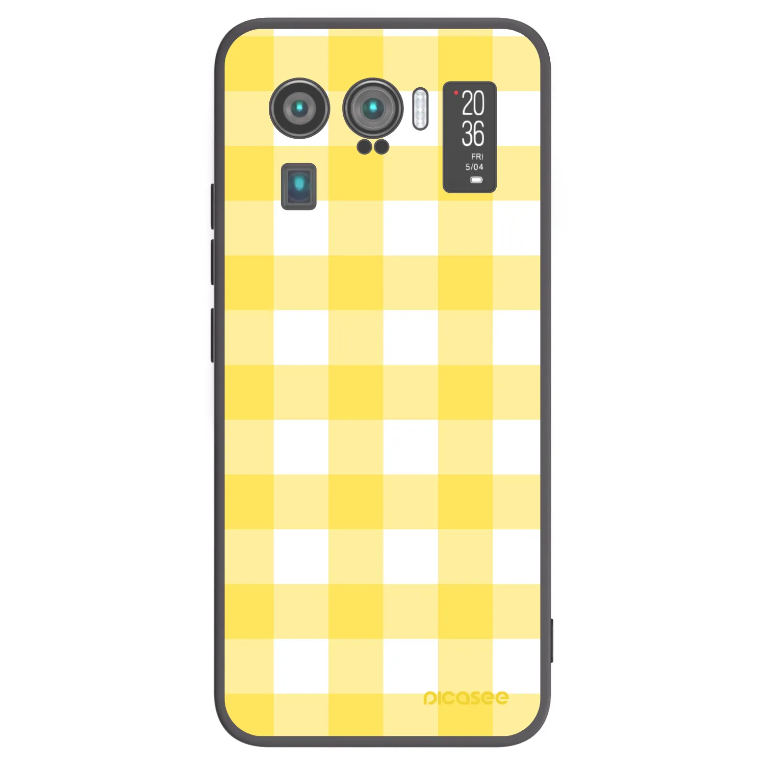 Picasee crna silikonska maskica za Xiaomi Mi 11 Ultra - Gride lemon