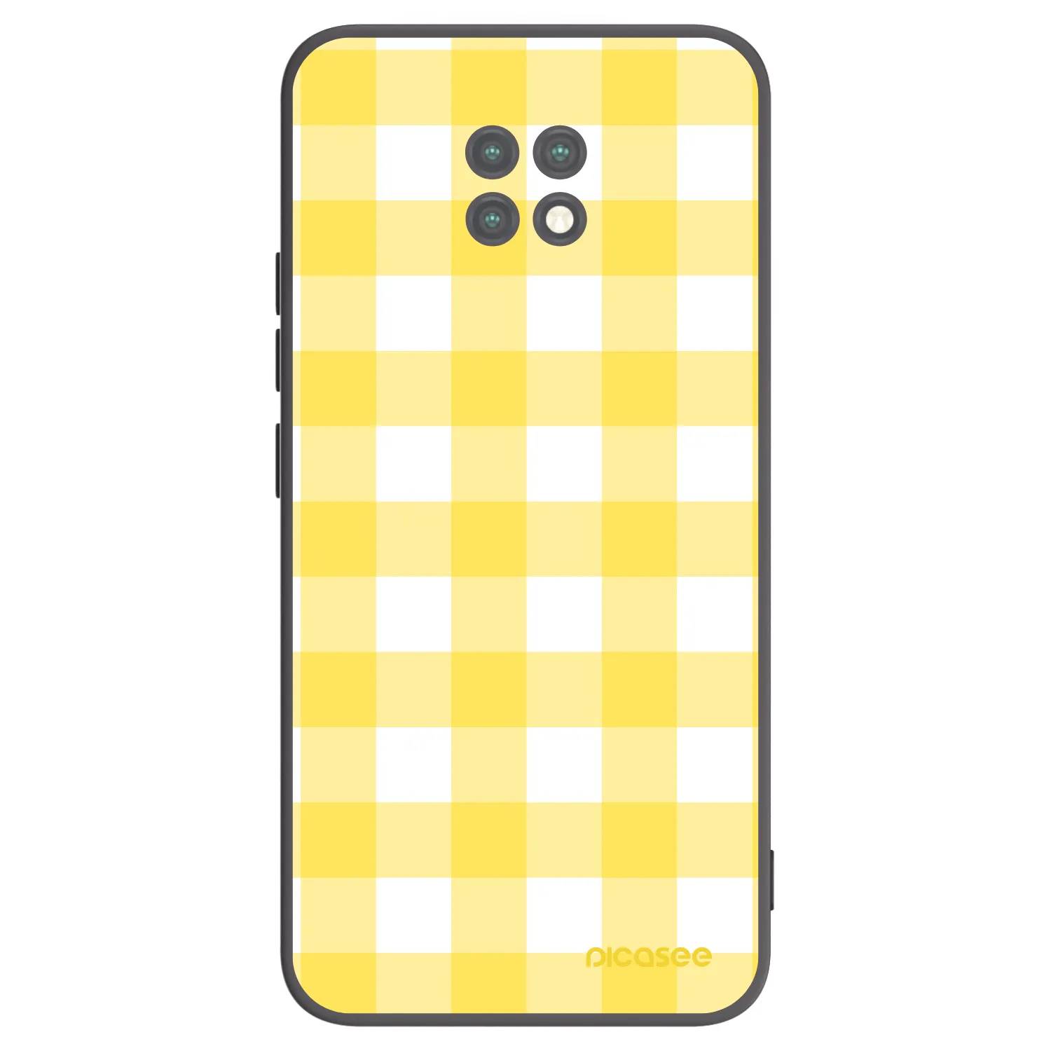Picasee crna silikonska maskica za Xiaomi Redmi Note 9T - Gride lemon