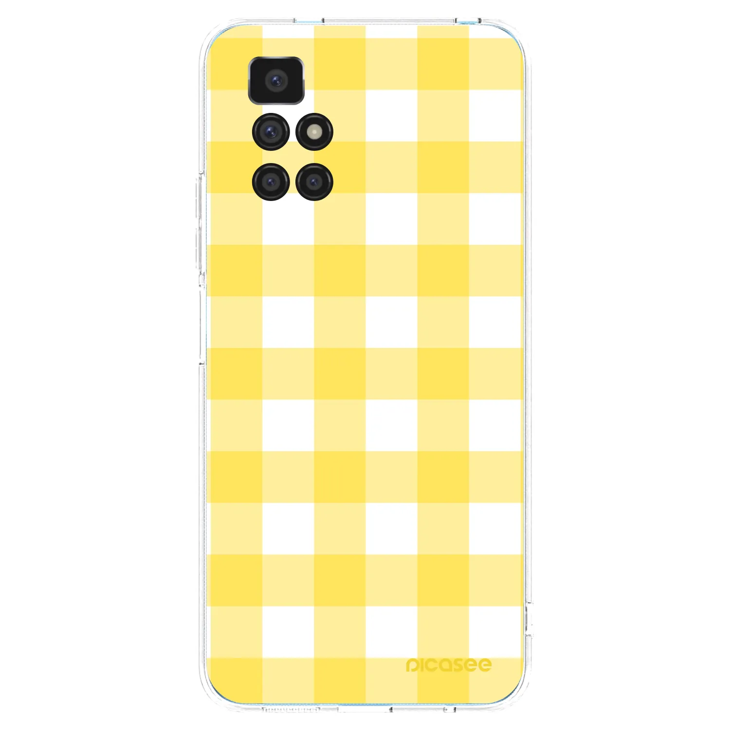 Picasee silikonska prozirna maskica za Xiaomi Redmi 10 - Gride lemon
