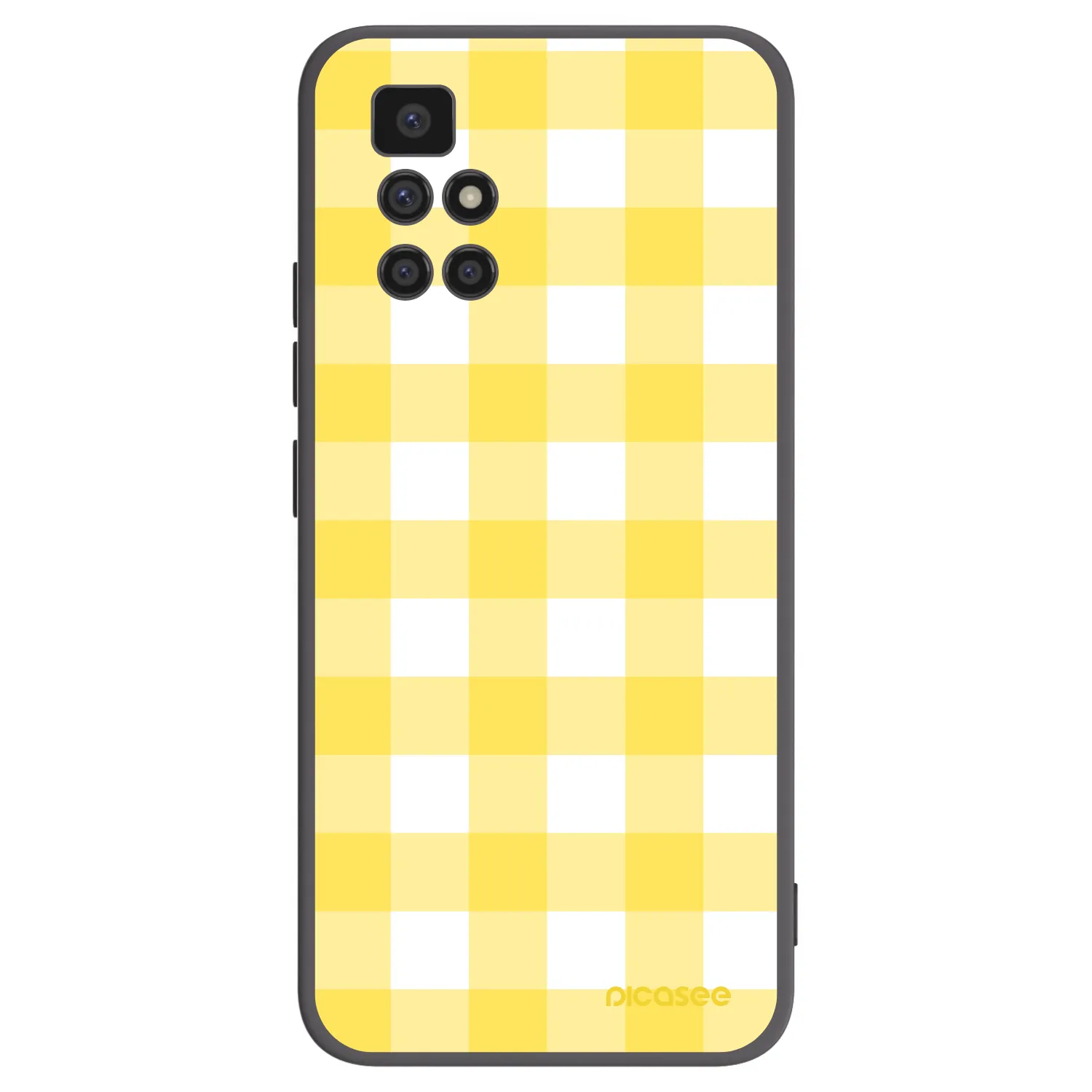 Picasee crna silikonska maskica za Xiaomi Redmi 10 - Gride lemon