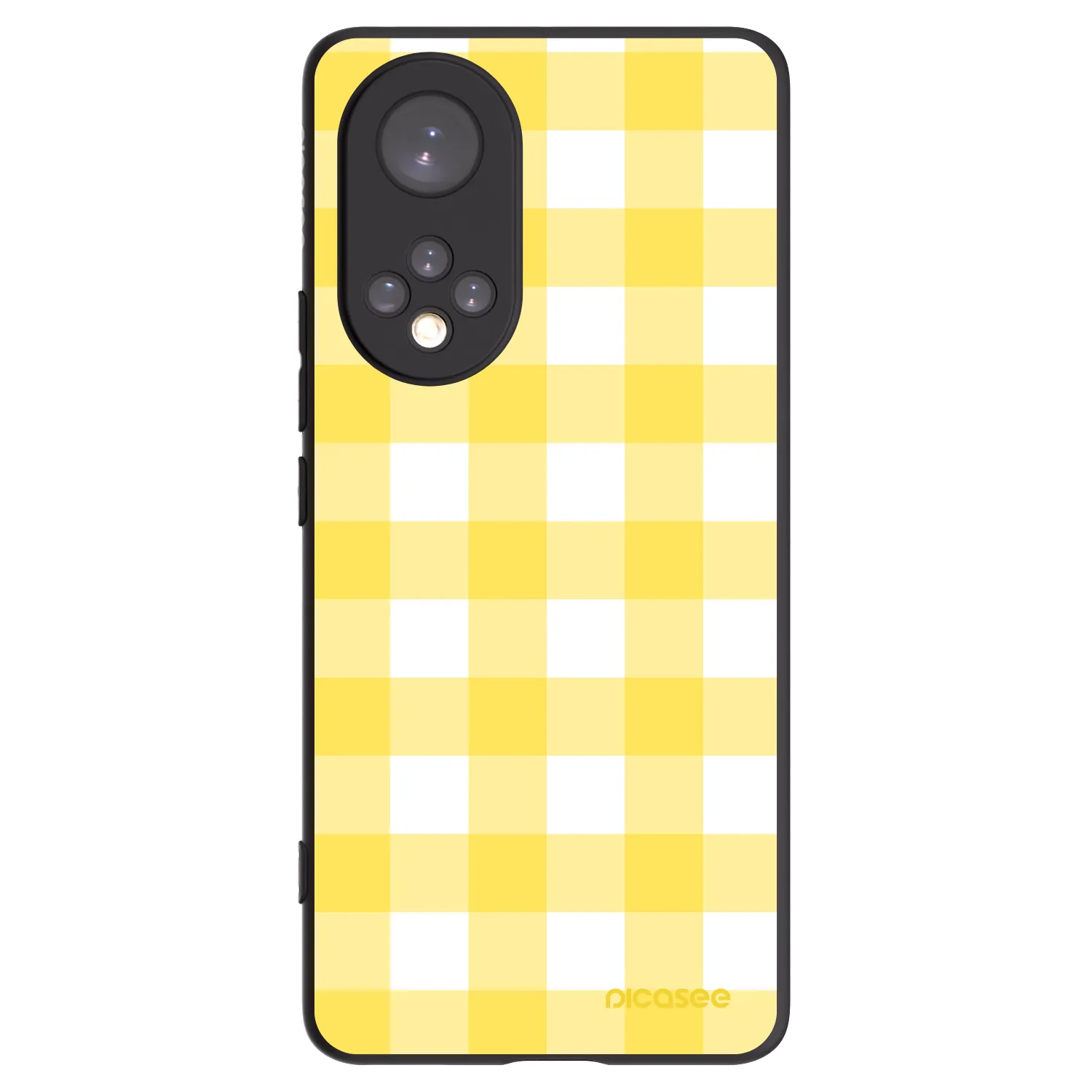 Picasee crna silikonska maskica za Honor 50 5G - Gride lemon