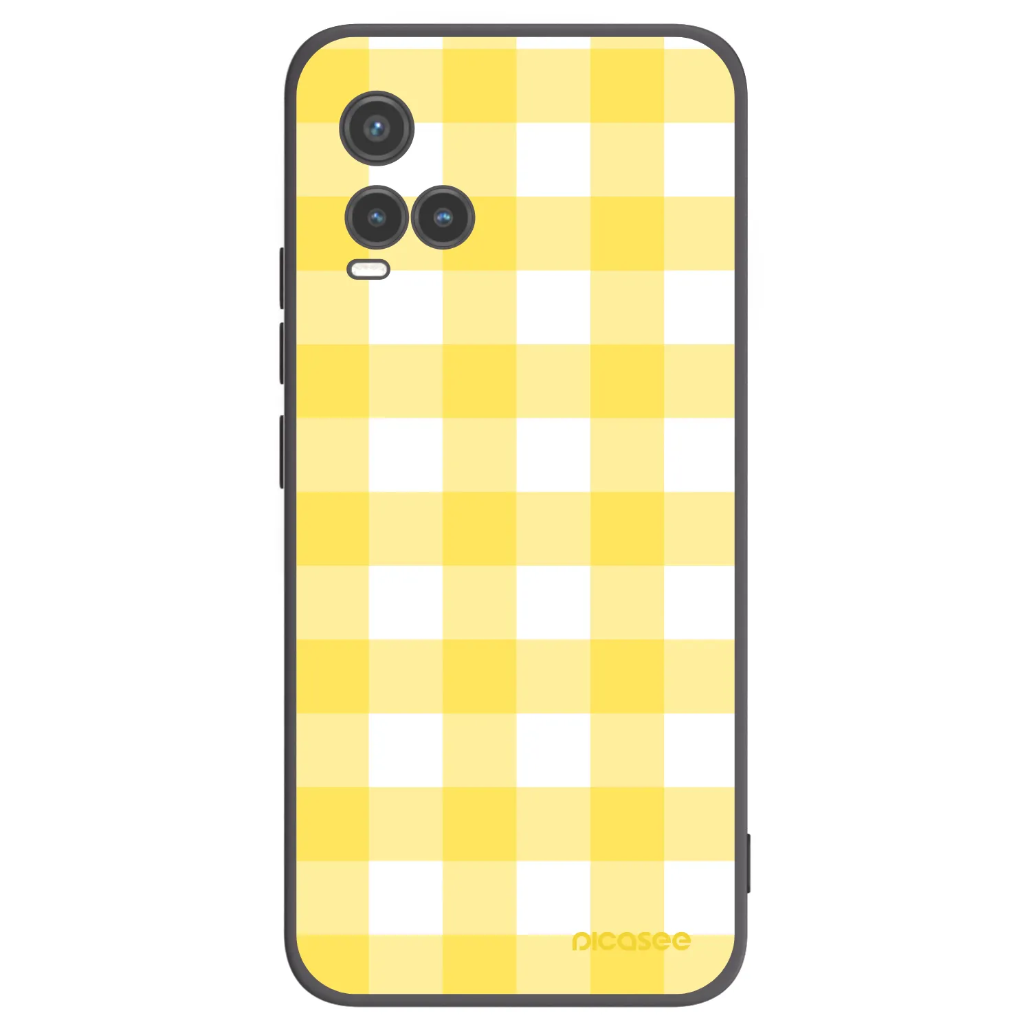 Picasee crna silikonska maskica za Vivo Y33s - Gride lemon