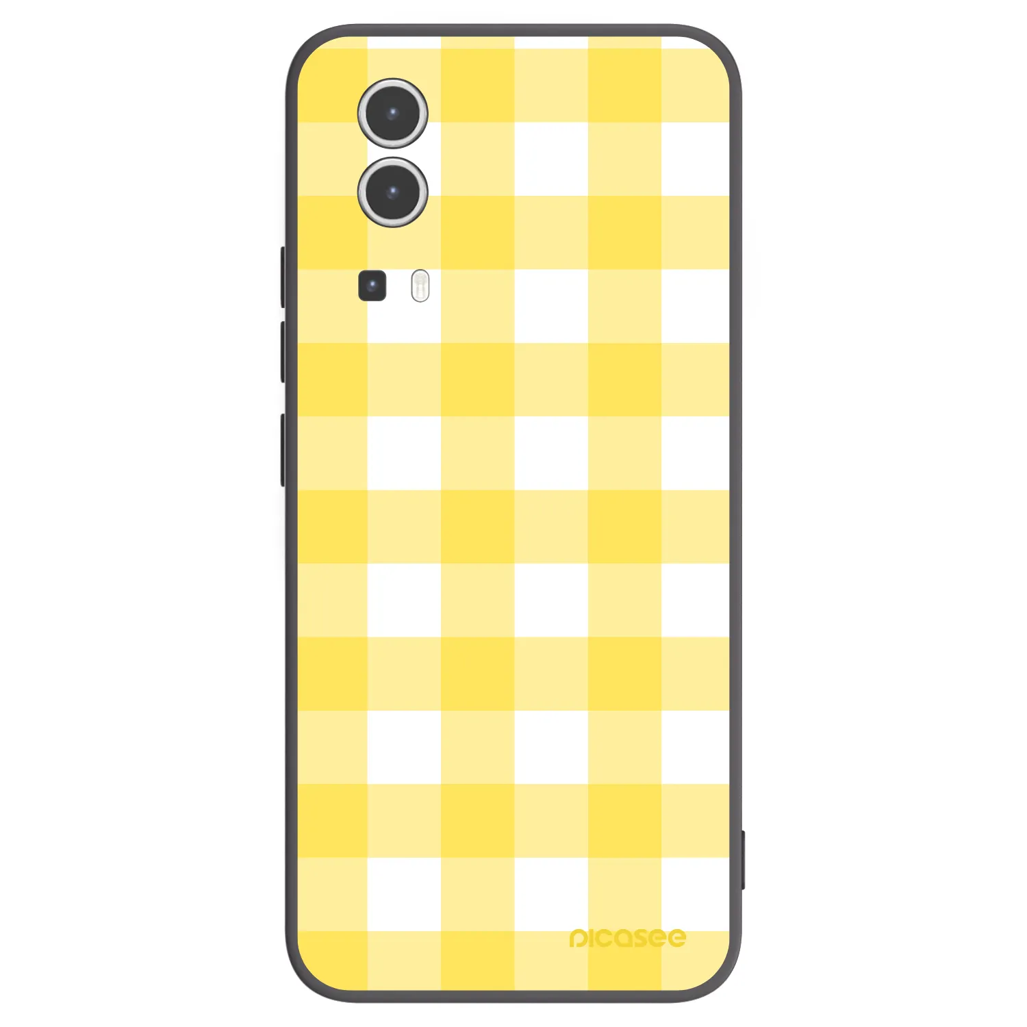 Picasee crna silikonska maskica za Vivo Y72 5G - Gride lemon