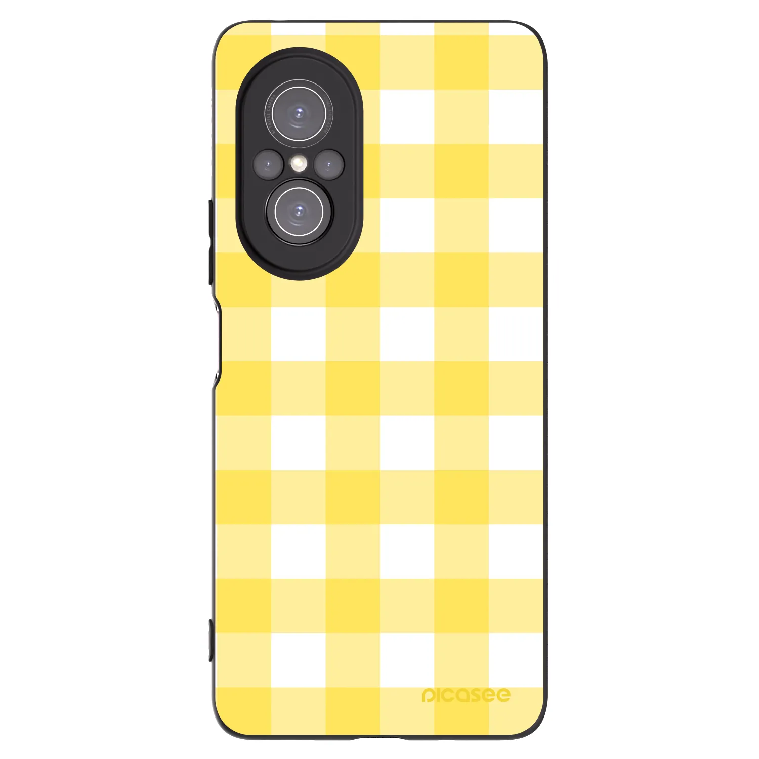Picasee crna silikonska maskica za Huawei Nova 9 SE - Gride lemon