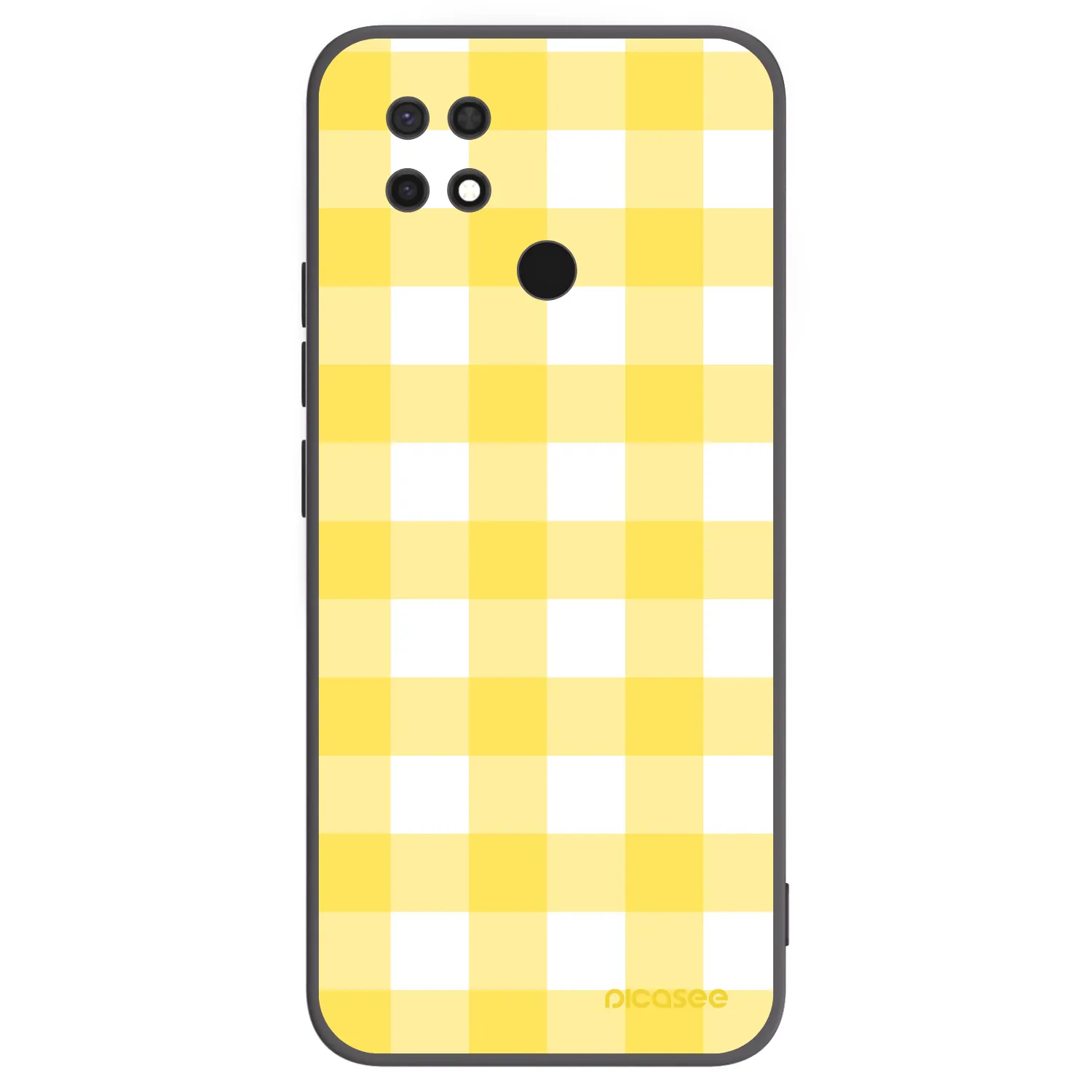 Picasee crna silikonska maskica za Xiaomi Redmi 10C - Gride lemon