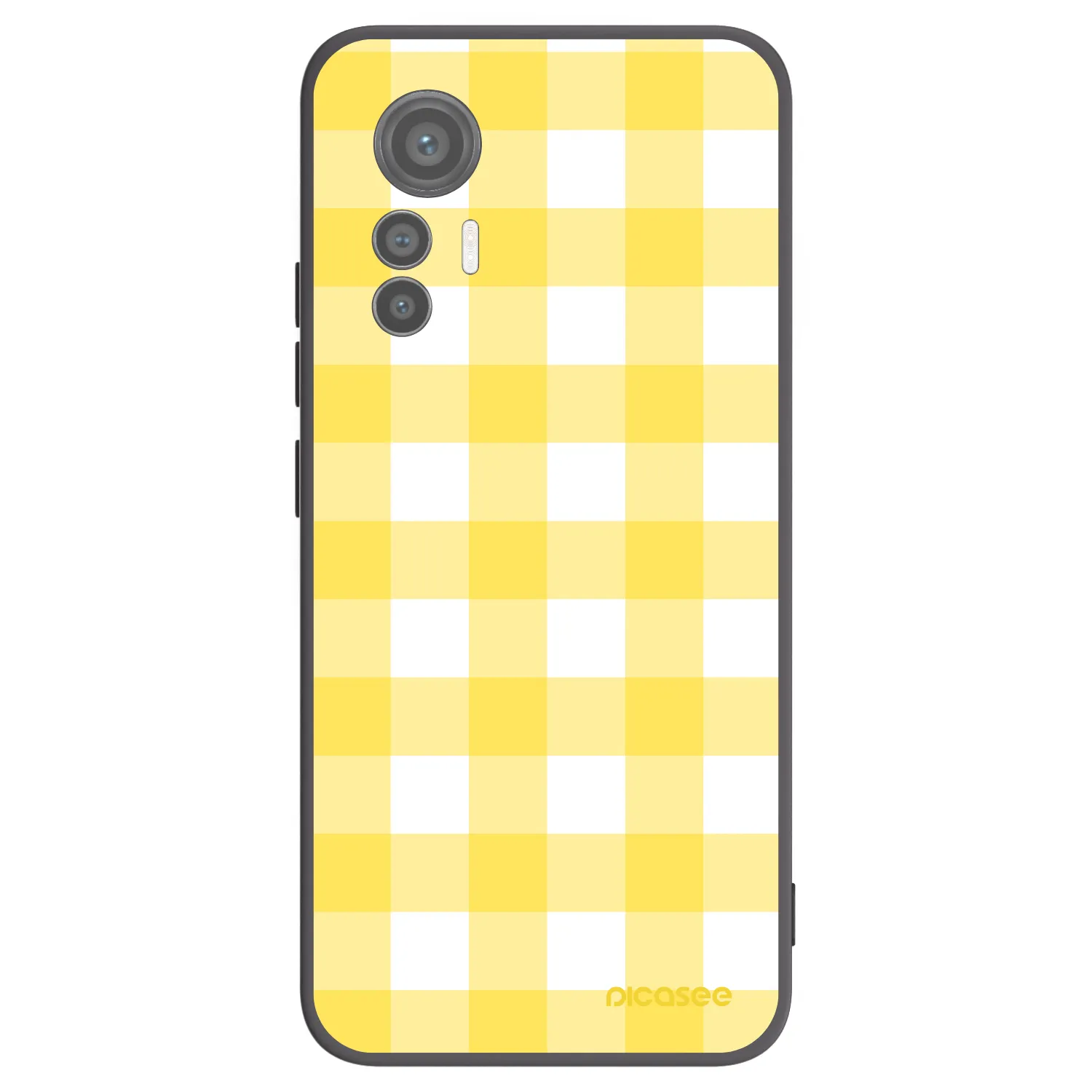 Picasee crna silikonska maskica za Xiaomi 12 Lite - Gride lemon