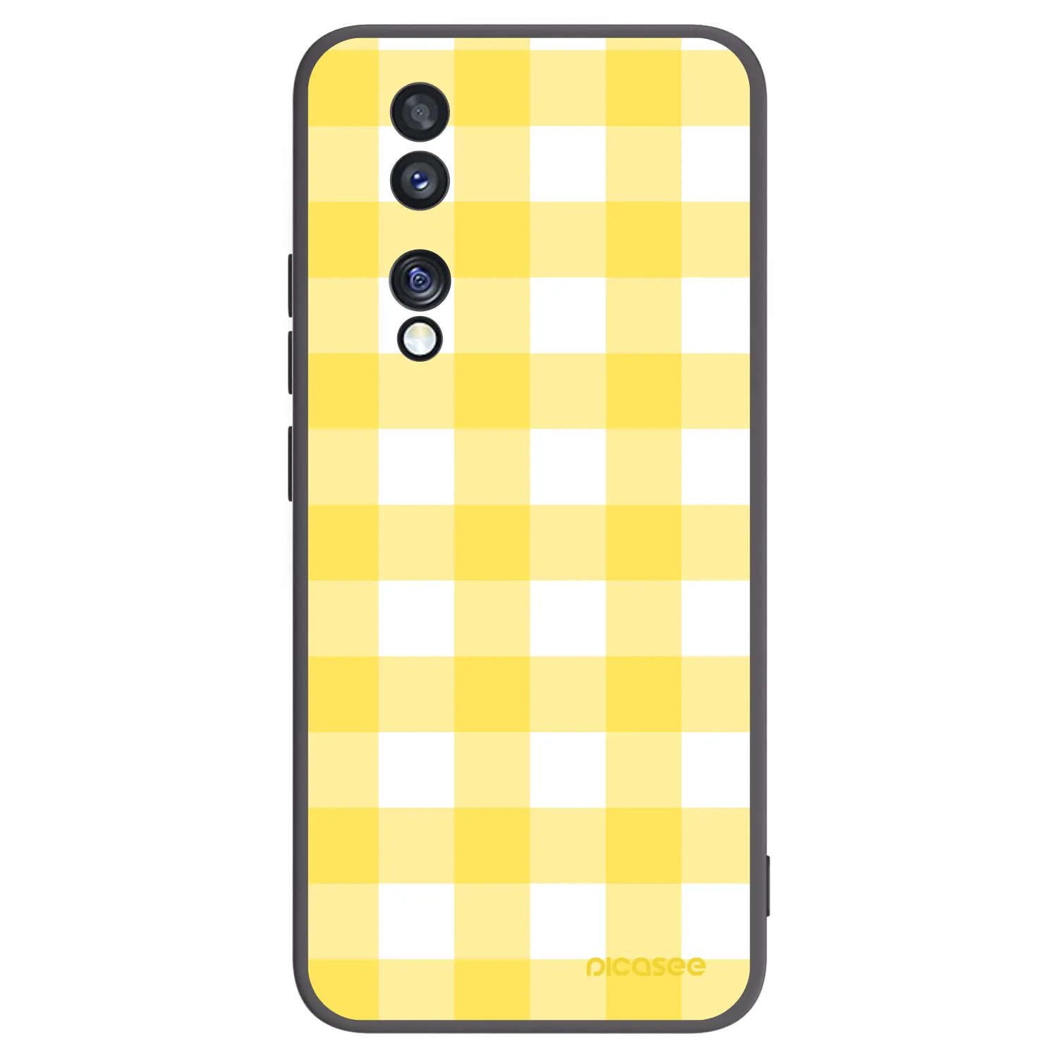 Picasee crna silikonska maskica za Honor 70 - Gride lemon