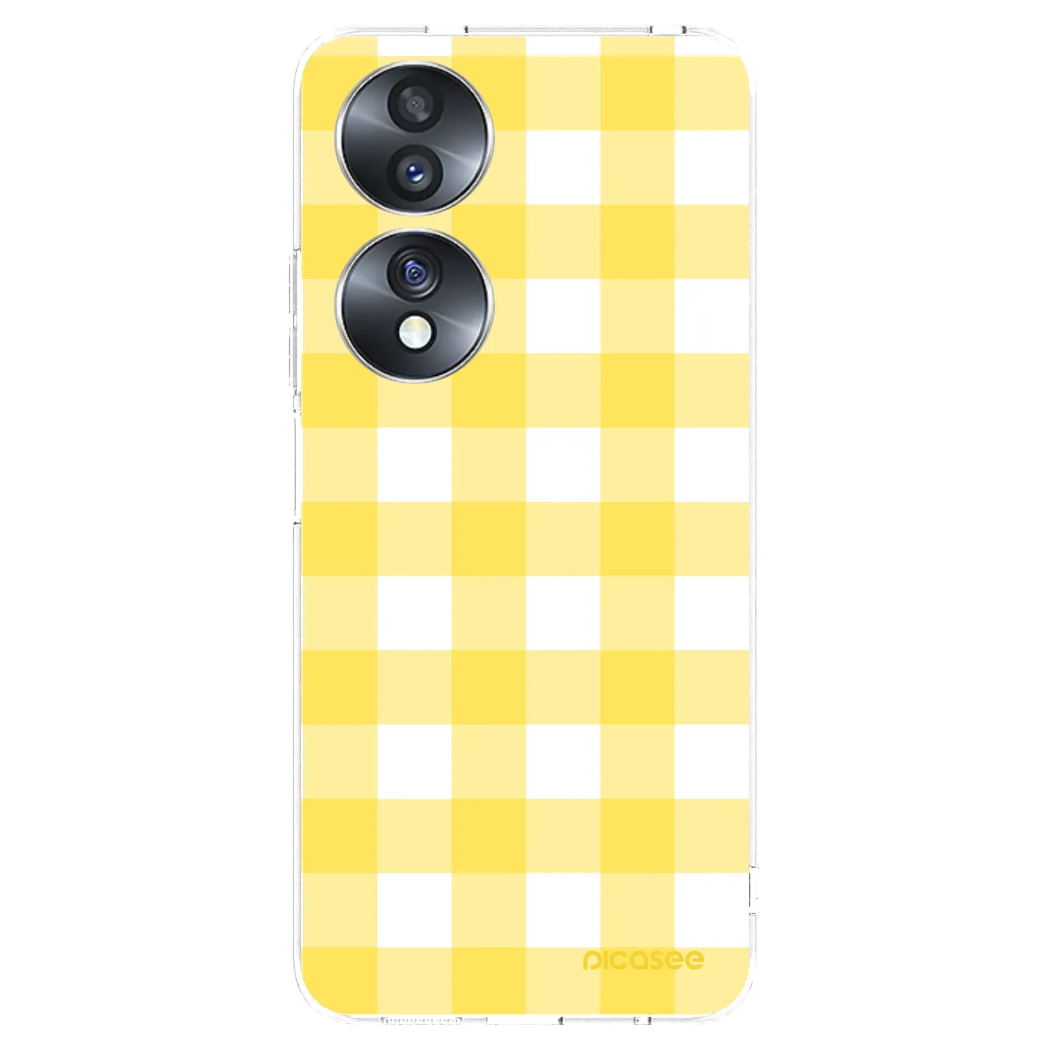 Picasee silikonska prozirna maskica za Honor 70 - Gride lemon