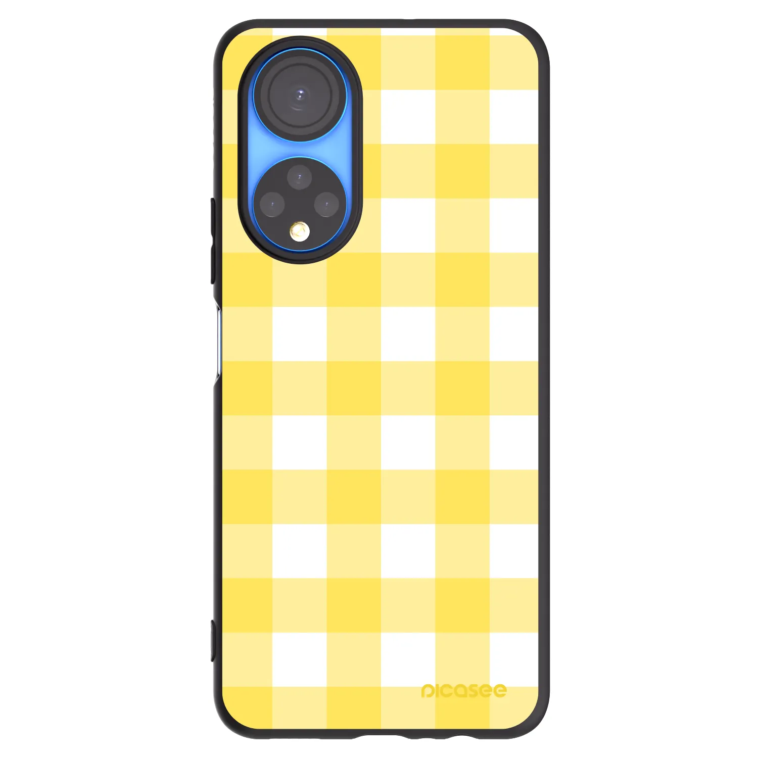 Picasee crna silikonska maskica za Honor X7 - Gride lemon