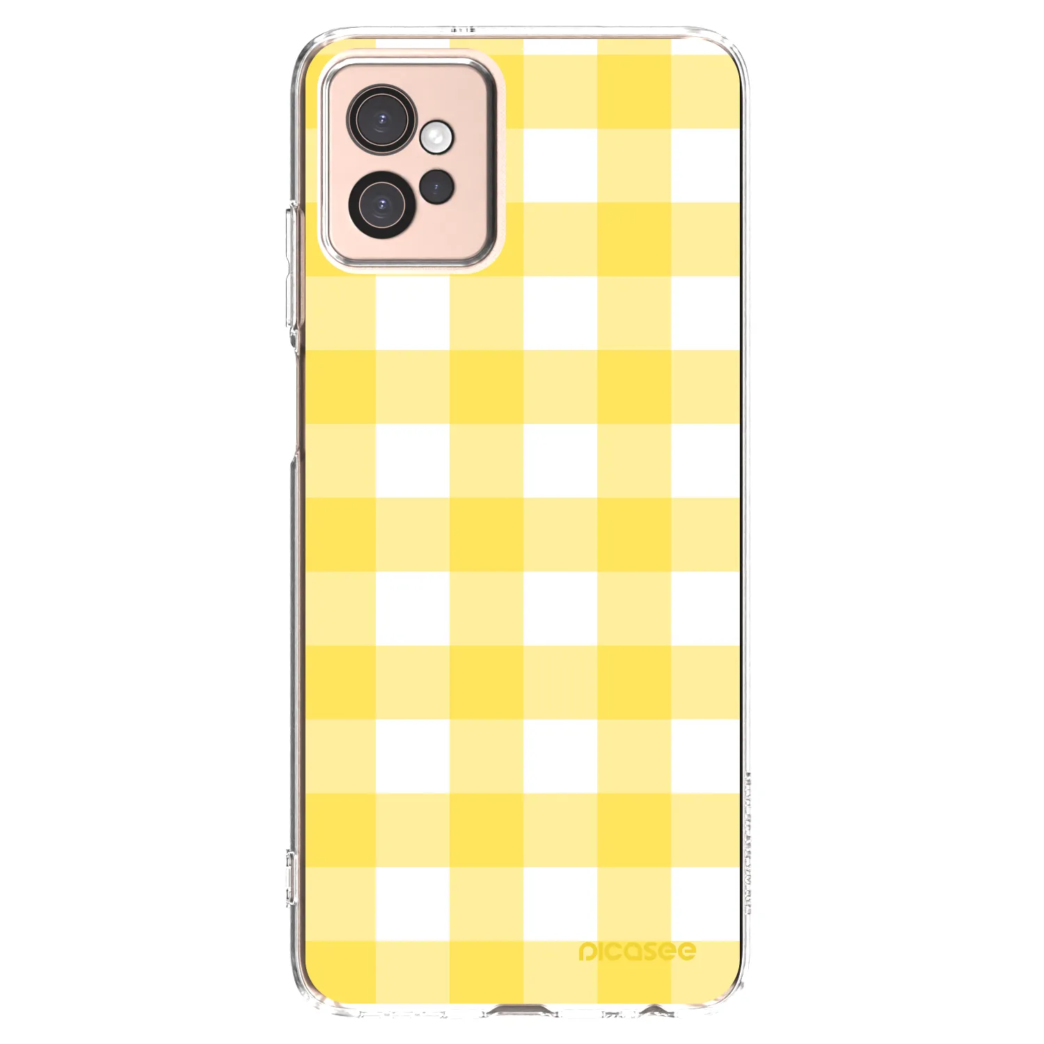 Picasee silikonska prozirna maskica za Motorola Moto G32 - Gride lemon