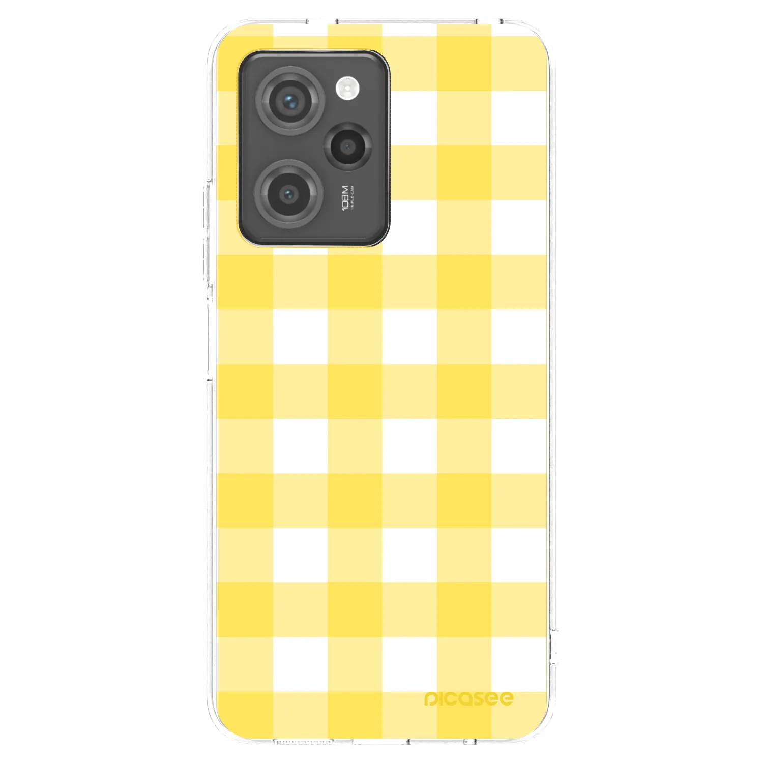 Picasee crna silikonska maskica za Xiaomi Poco X5 Pro - Gride lemon