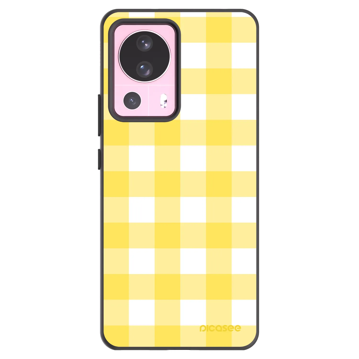 Picasee crna silikonska maskica za Xiaomi 13 Lite - Gride lemon