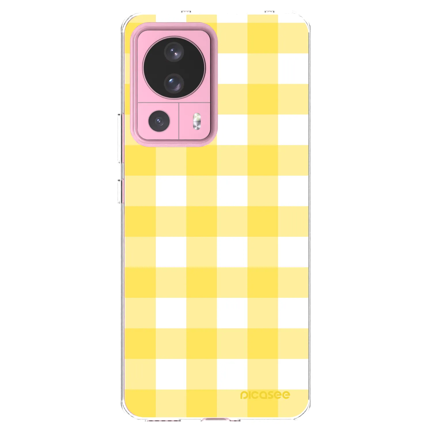 Picasee silikonska prozirna maskica za Xiaomi 13 Lite - Gride lemon