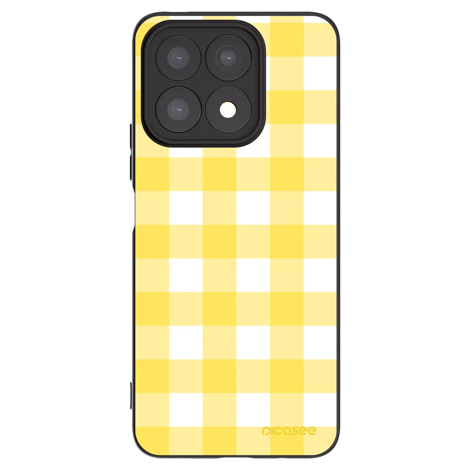 Picasee crna silikonska maskica za Honor X8a - Gride lemon
