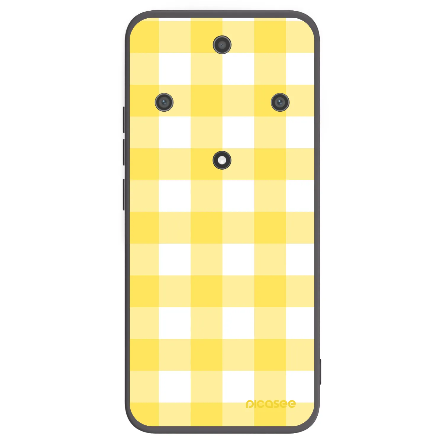 Picasee crna silikonska maskica za Honor Magic5 Lite 5G - Gride lemon