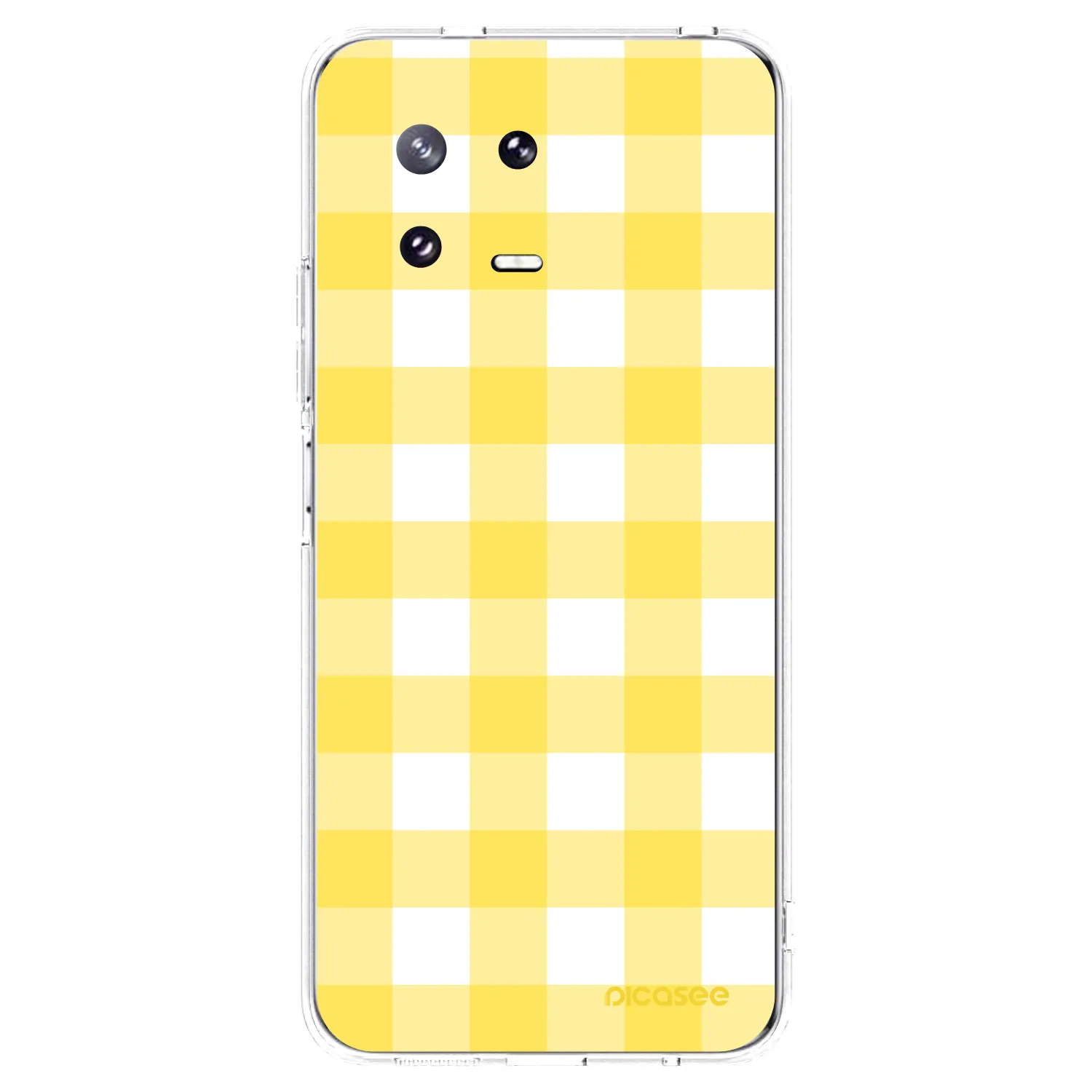 Picasee silikonska prozirna maskica za Xiaomi 13 Pro - Gride lemon