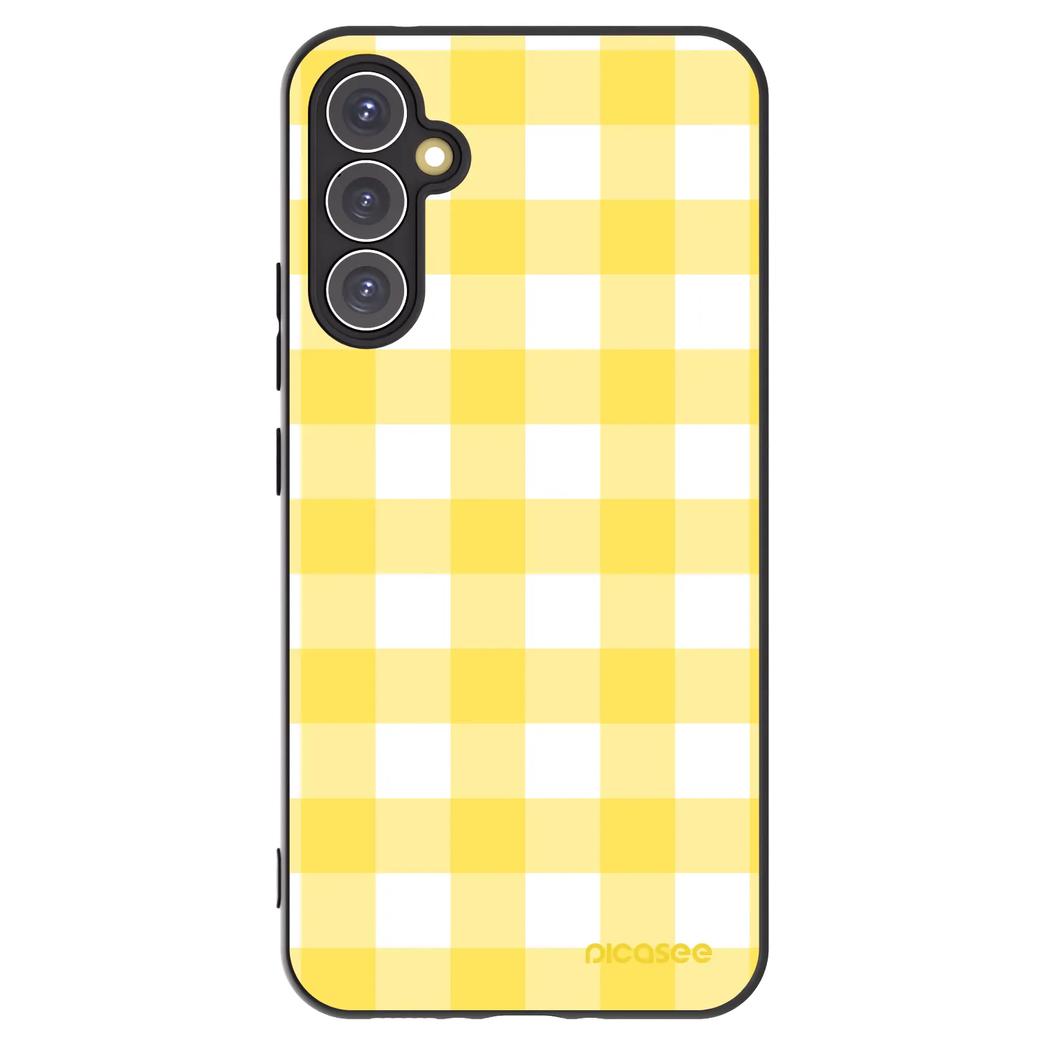 Picasee crna silikonska maskica za Samsung Galaxy A34 5G A346B - Gride lemon